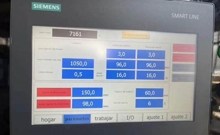 Film, kağıt, lamine malzeme uygulaması için inline kesme die ile Pro serisi 4 mil non-stop eğme