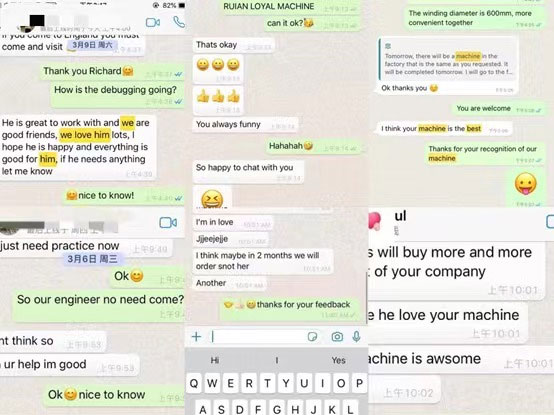 Clients Feedback of LY-TF Full Automatic Thermal Paper Slitting Machine