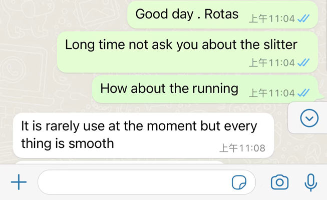 Case Share of&nbsp;CORE SERIES Surface Coiling Slitting Machine