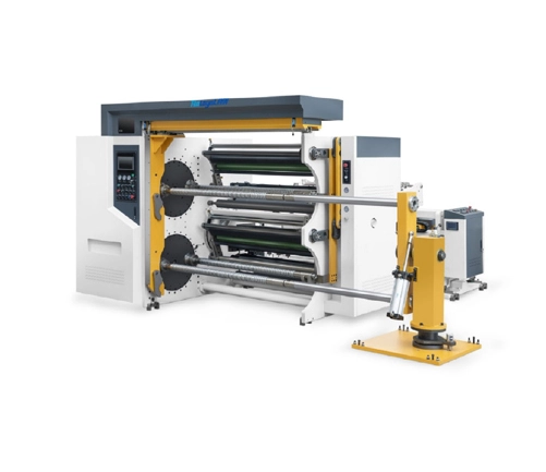 Rusya'da çift V-en büyük etiket kağıt şirketi çalışan dört eksenli nonstop dilme makinesi