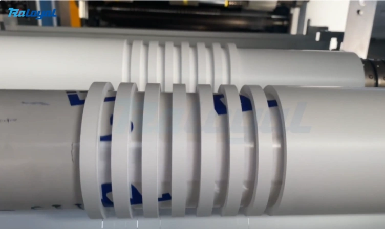 Çekirdek serisi dilme makinesi üzerinde PTFE malzeme test | Film için 10mm hassas dilme