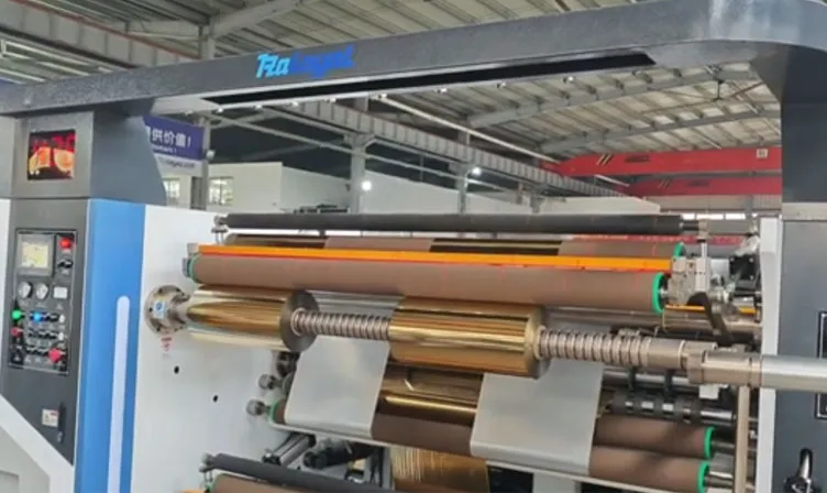 Raloyal TOP Serisi Soğuk Folyo İçin Yüksek Hızlı Dilme Makinesi