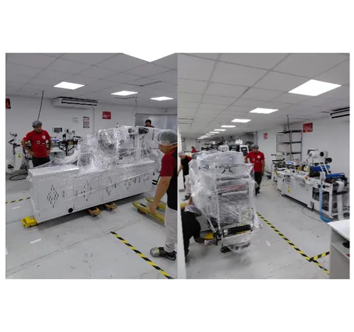 Düz yataklı kalıplı kesim makinesi Peru'ya ulaştı.